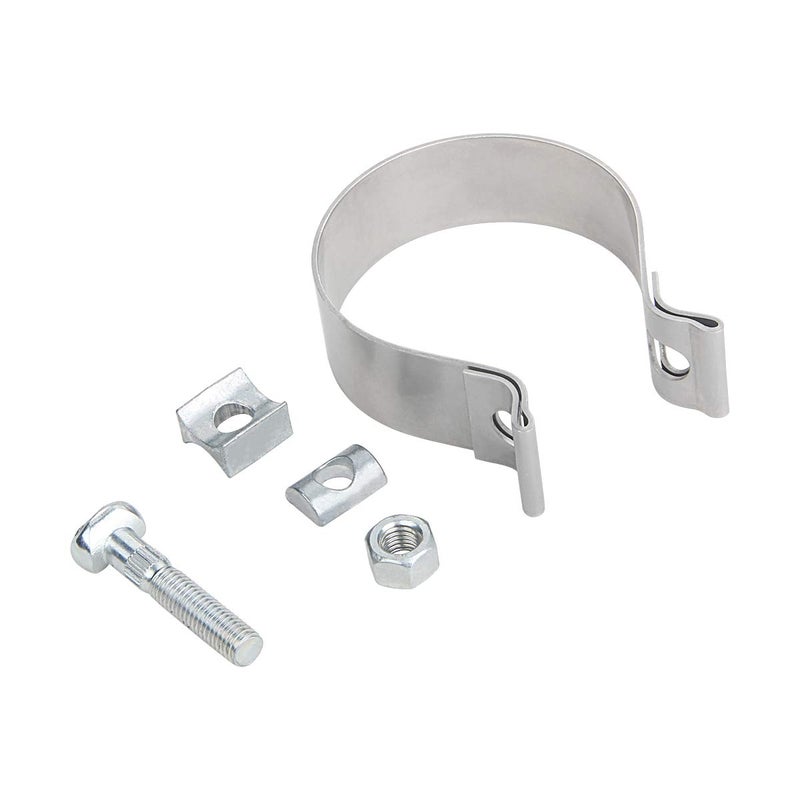 LCGP 2PCS 2.5" Exhaust Band Seal Clamps for Muffler Pipes Exhaust tip Connect,Stainless Steel - Image 3